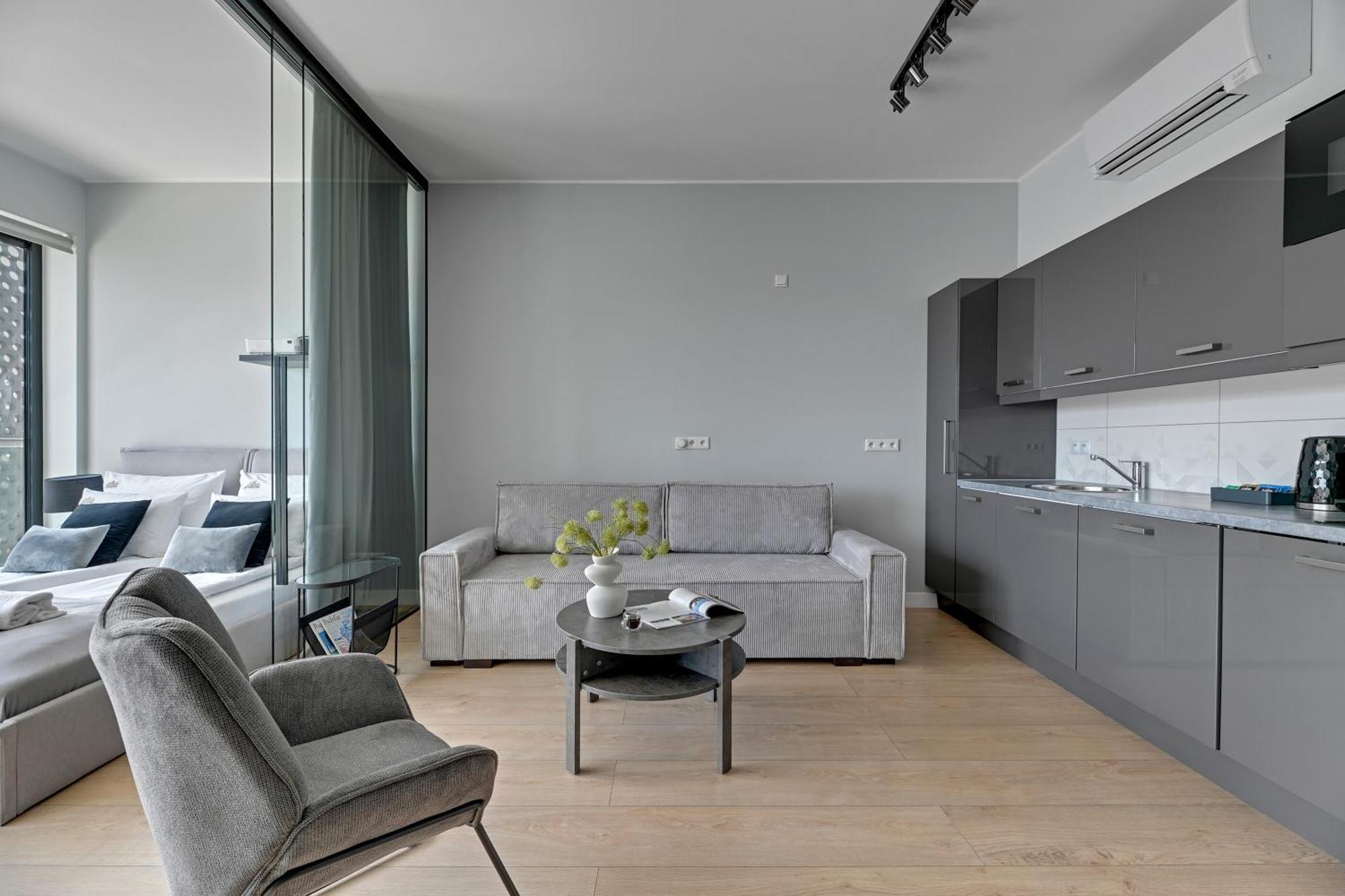 Symfonia Amazing River View Apartment By Downtown Apartments Гданьск Экстерьер фото